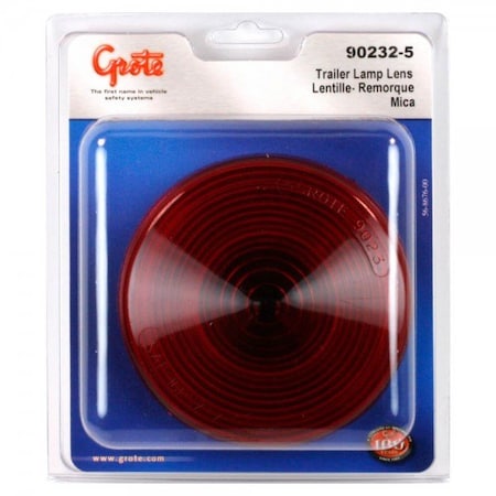 Grote Replacement Lens- Red- For 50630- Retail, 90232-5 90232-5